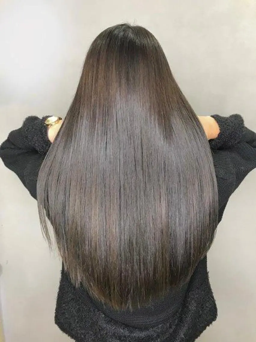 ロング 髪質改善 トリートメント ケアに特化したサロン shinzaのヘアスタイル