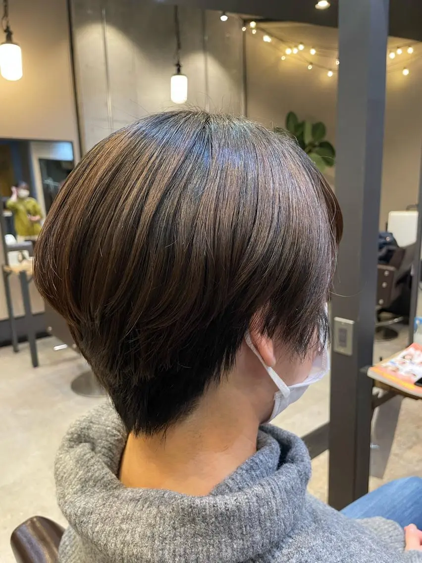 ショート ハンサムショート ショートヘア 樋川 早紀のヘアスタイル