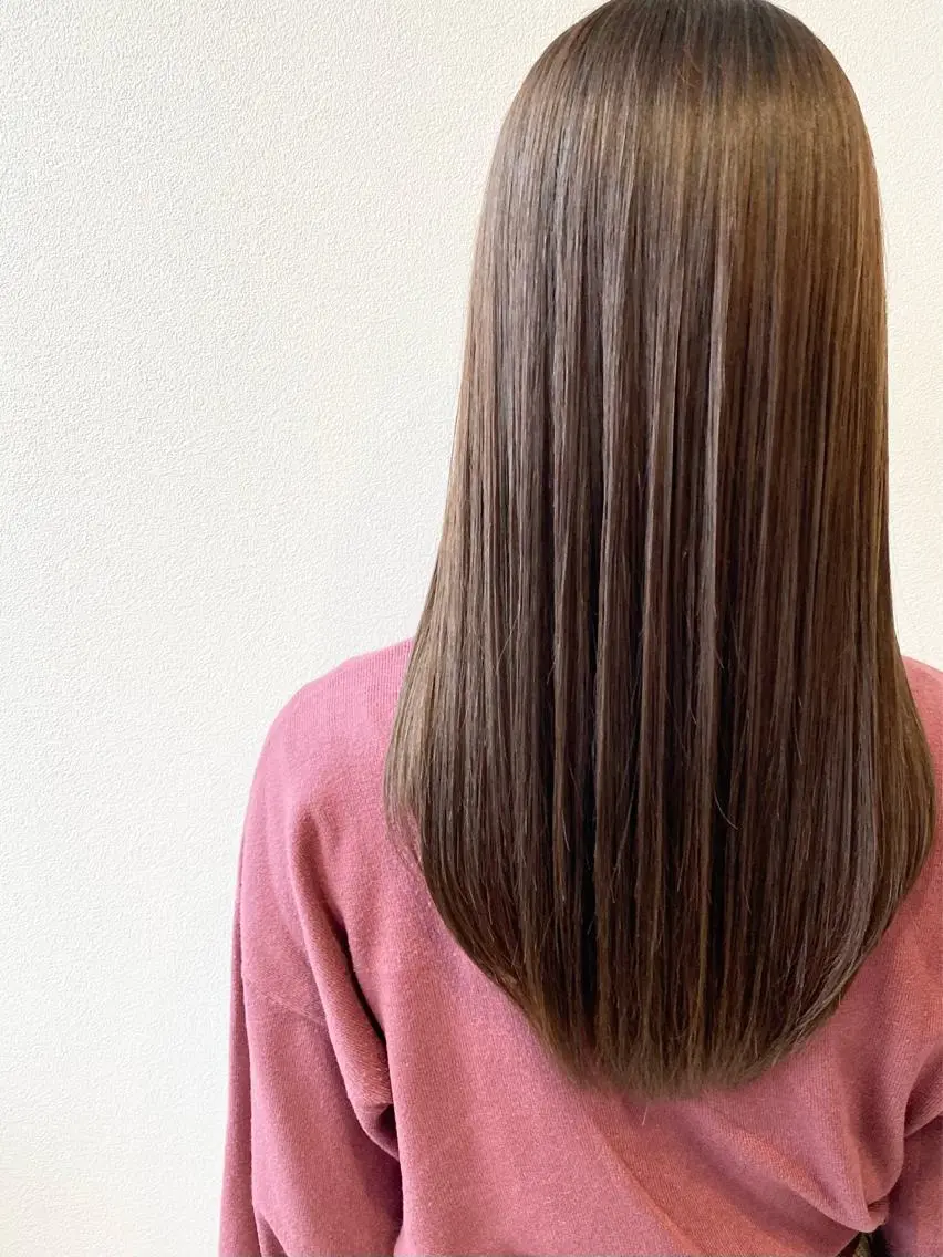 ロング カット ヘアカラー トリートメント MYRTLE TSUNODAのヘアスタイル