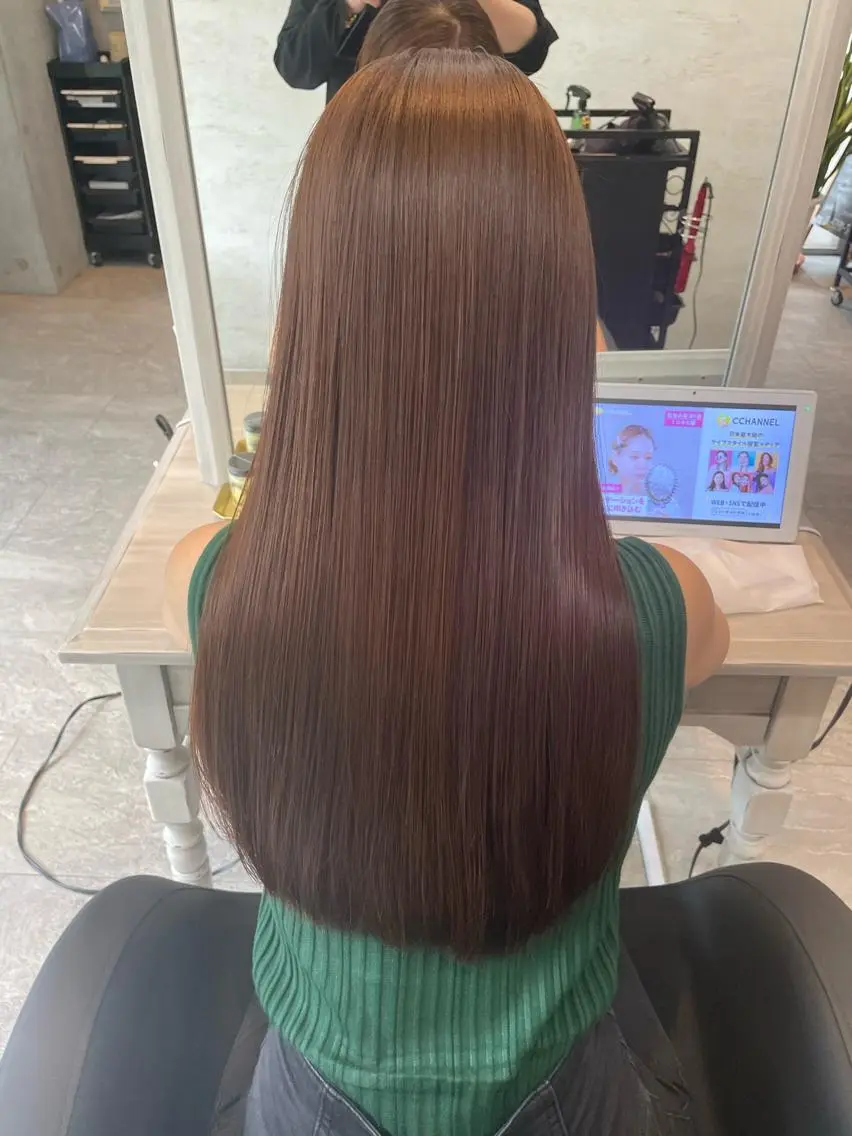 ロング カラー 美髪× ヘアセット✨Araiのヘアスタイル