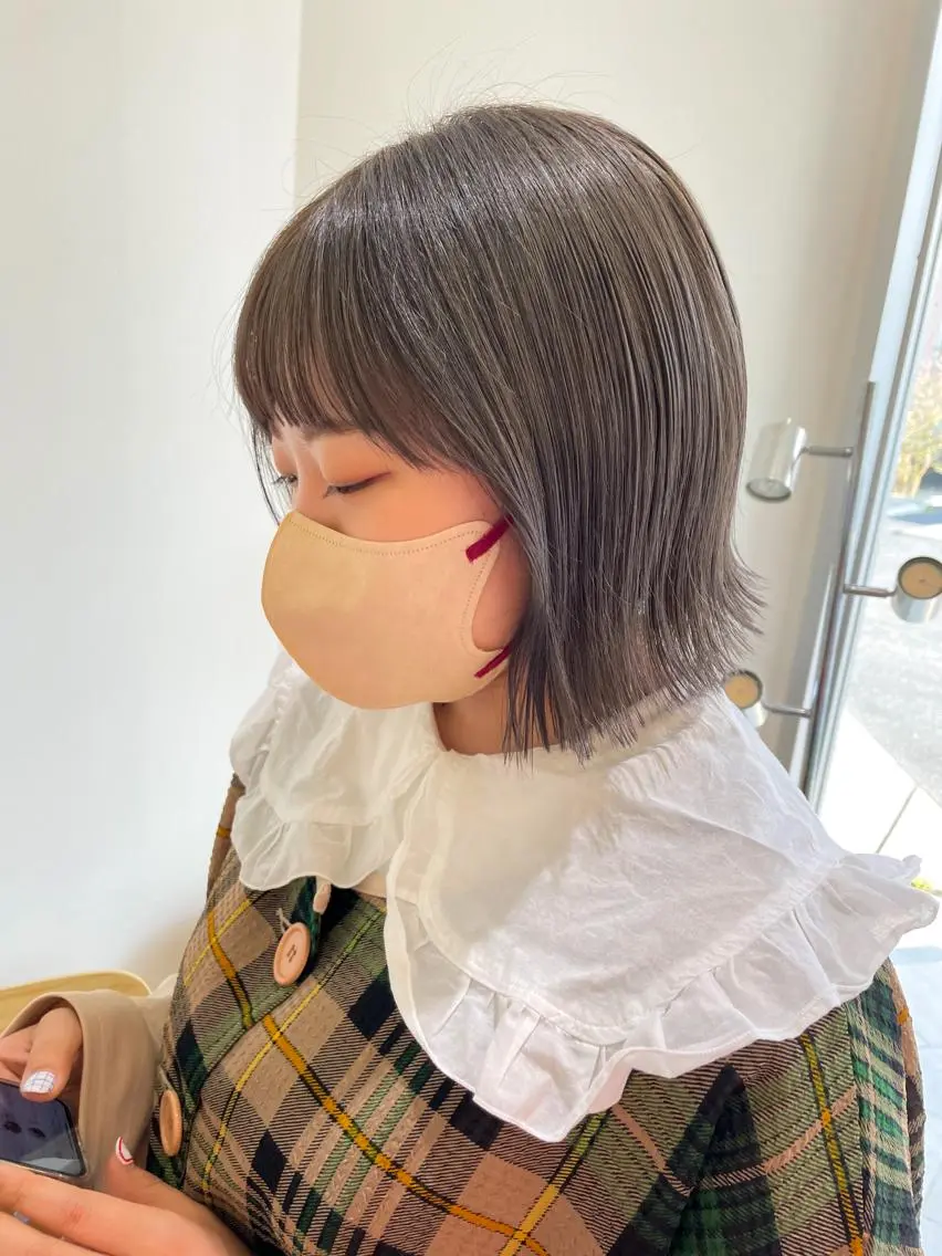 ミディアム カラー mir MIYUのヘアスタイル