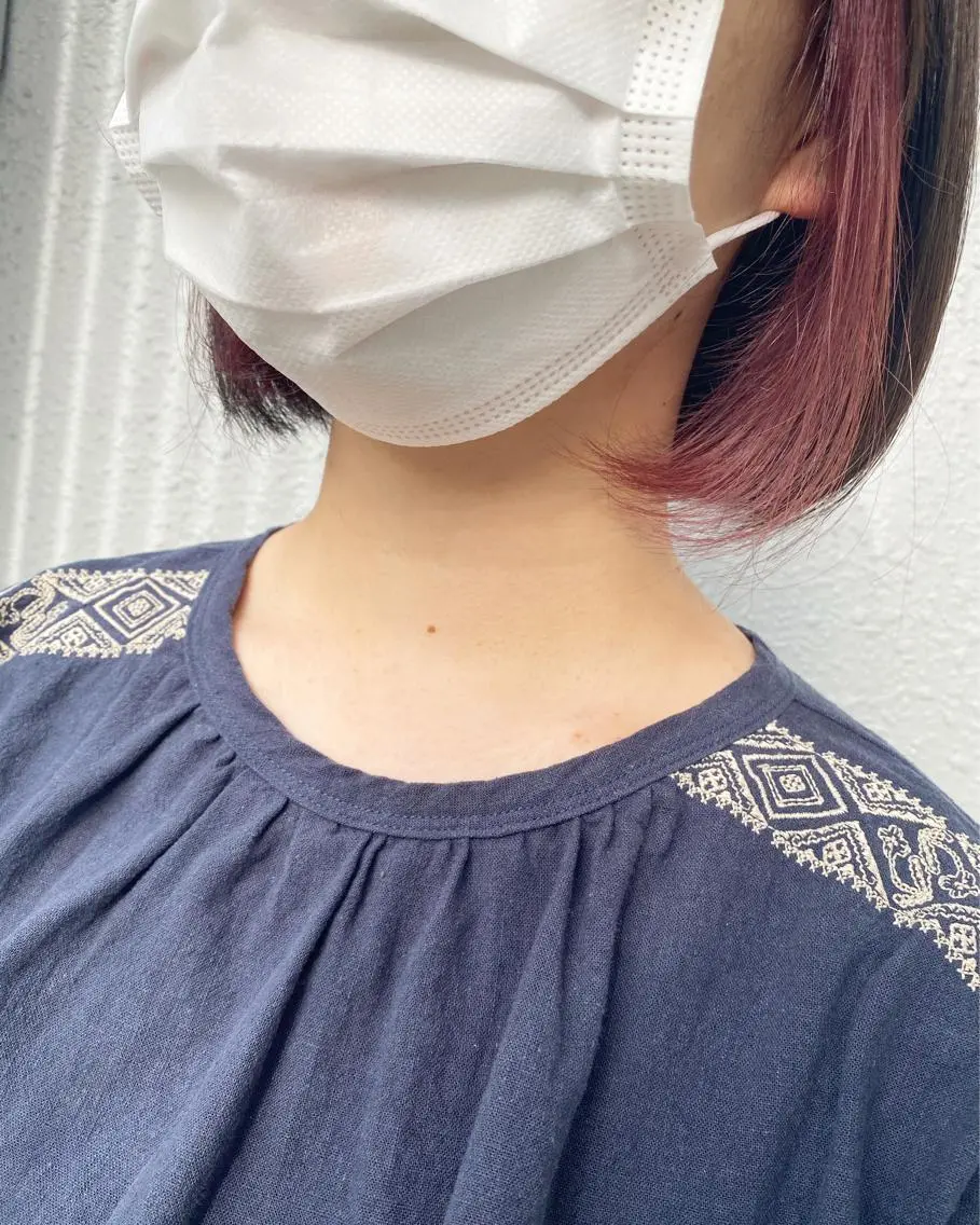 ショート カラー ブリーチ 後藤紗英/髪質改善 /オリーブベージュのヘアスタイル