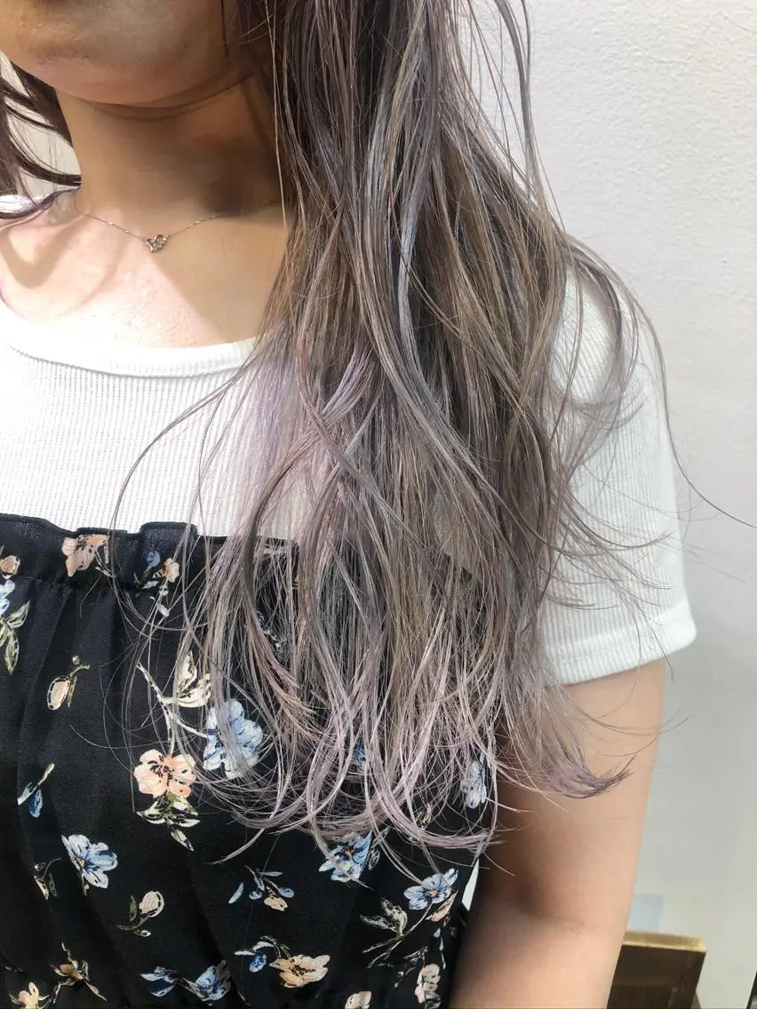 ロング カラー カット ヘアカラー トリートメント コレットヘアー 田中アヤノのヘアスタイル