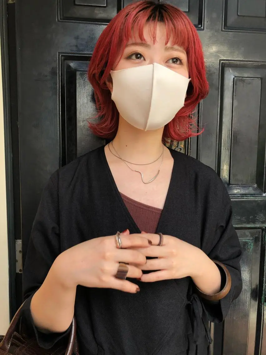 ミディアム カラー eri kinjoのヘアスタイル