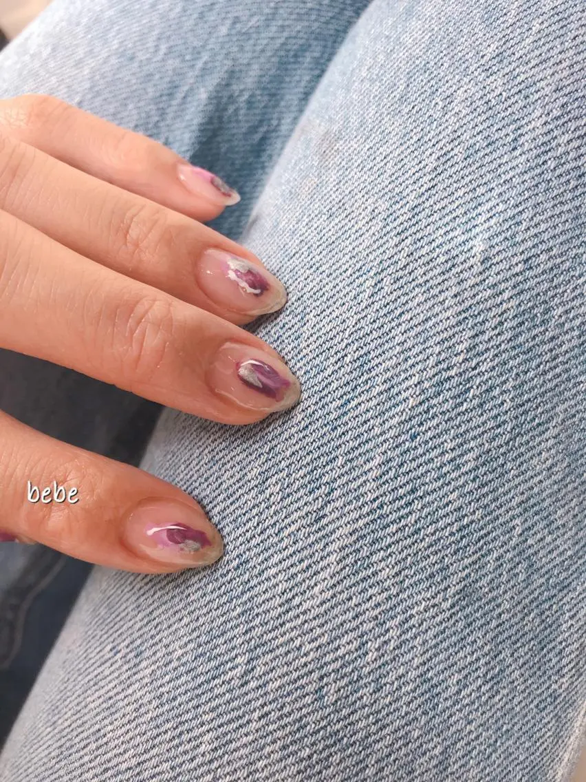 ネイル アートネイル クリアネイル ハンドネイル Ann nailのネイルデザイン