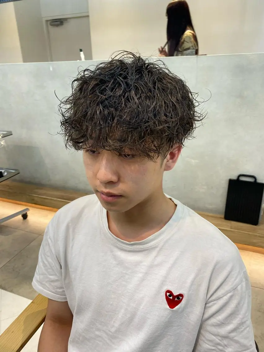 パーマ メンズ 新宿【メンズパーマ】 塩澤太一のヘアスタイル