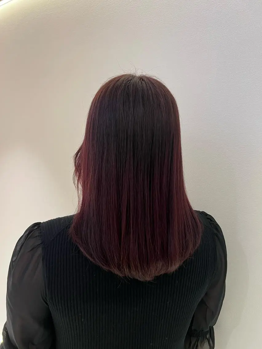 セミロング N゚deseo✂︎ HARUKAのヘアスタイル