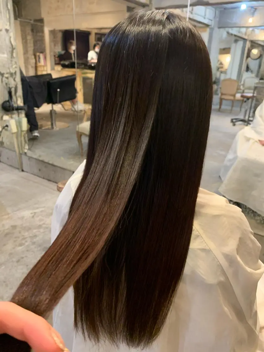 ロング 髪質改善 トリートメント 似合わせカラー🫶 小川千波のヘアスタイル