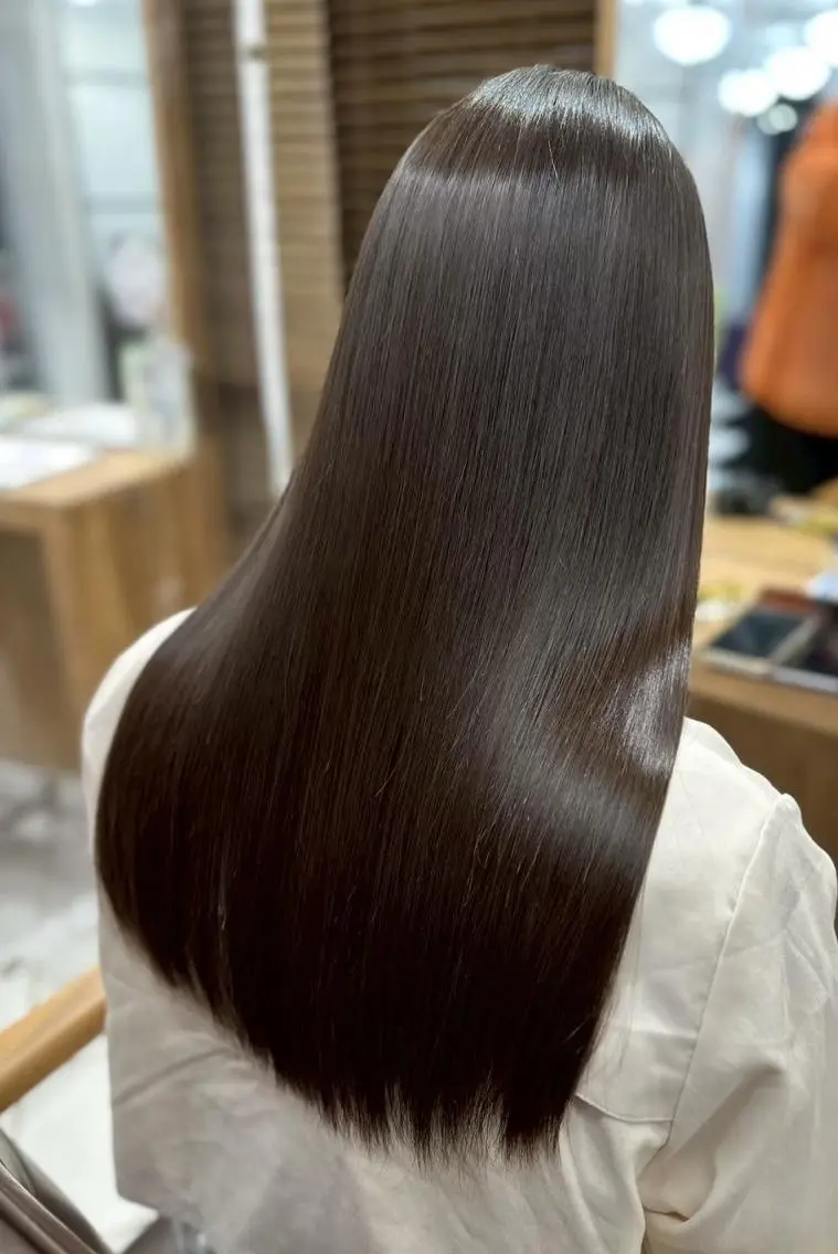 ロング パーマ 縮毛矯正 西梅田/髪質改善特化 さくら🌸のヘアスタイル