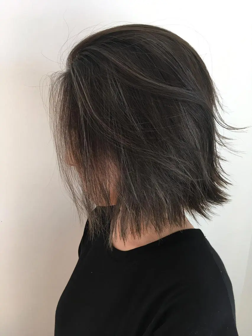 カラー カット ヘアカラー トリートメント 坂上 岳のヘアスタイル