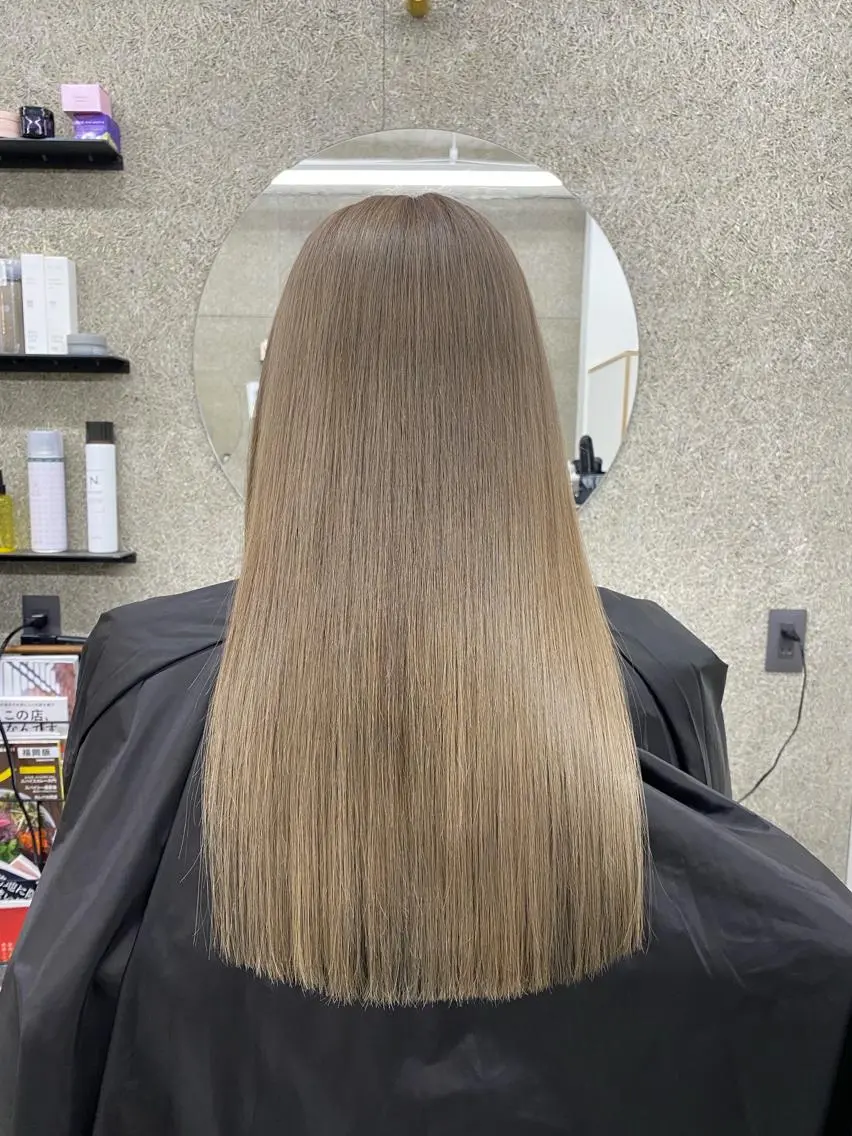 ロング カラー ヘアカラー 八谷 将平のヘアスタイル