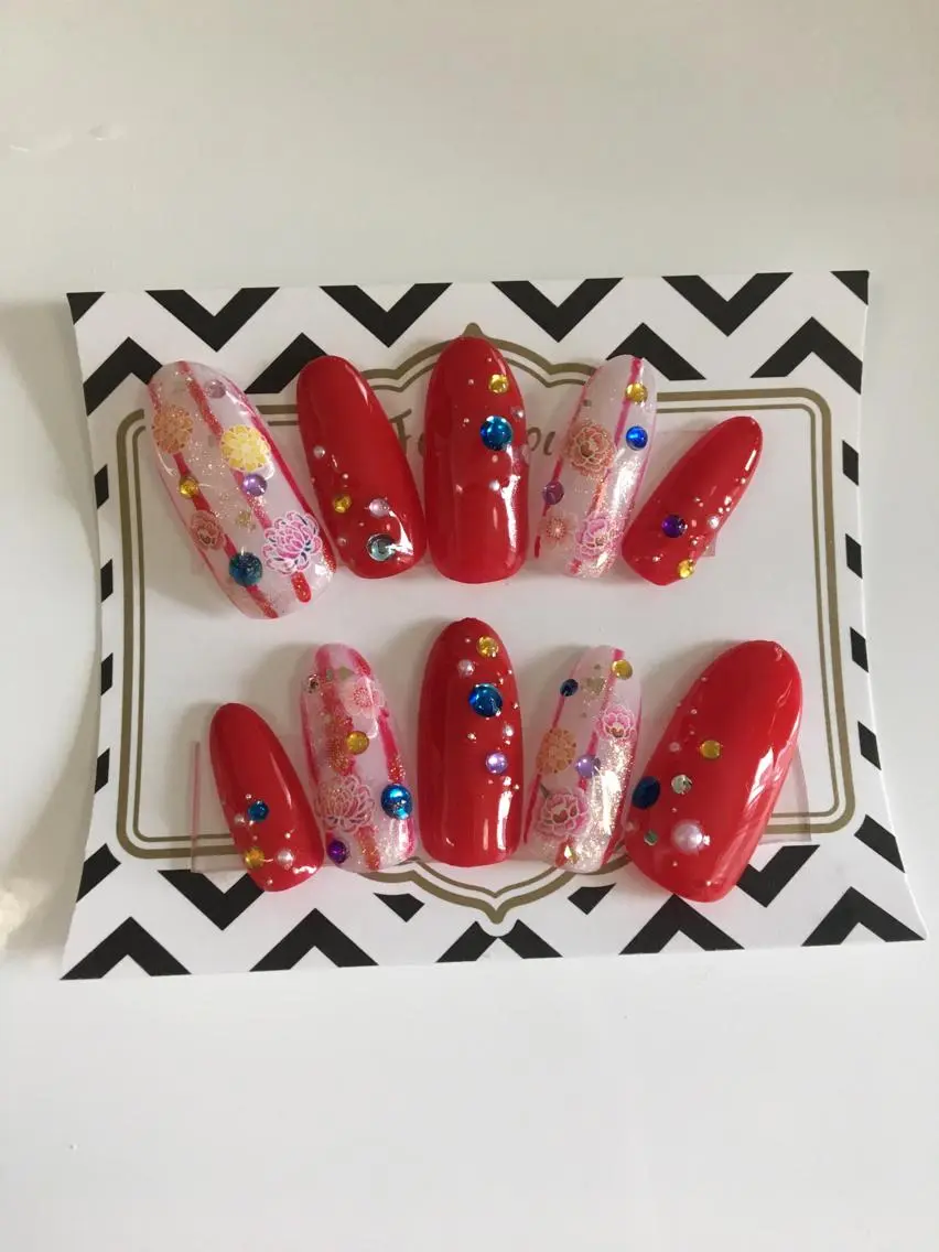 ネイル 成人式 ネイルチップ LIAN- nailのネイルデザイン
