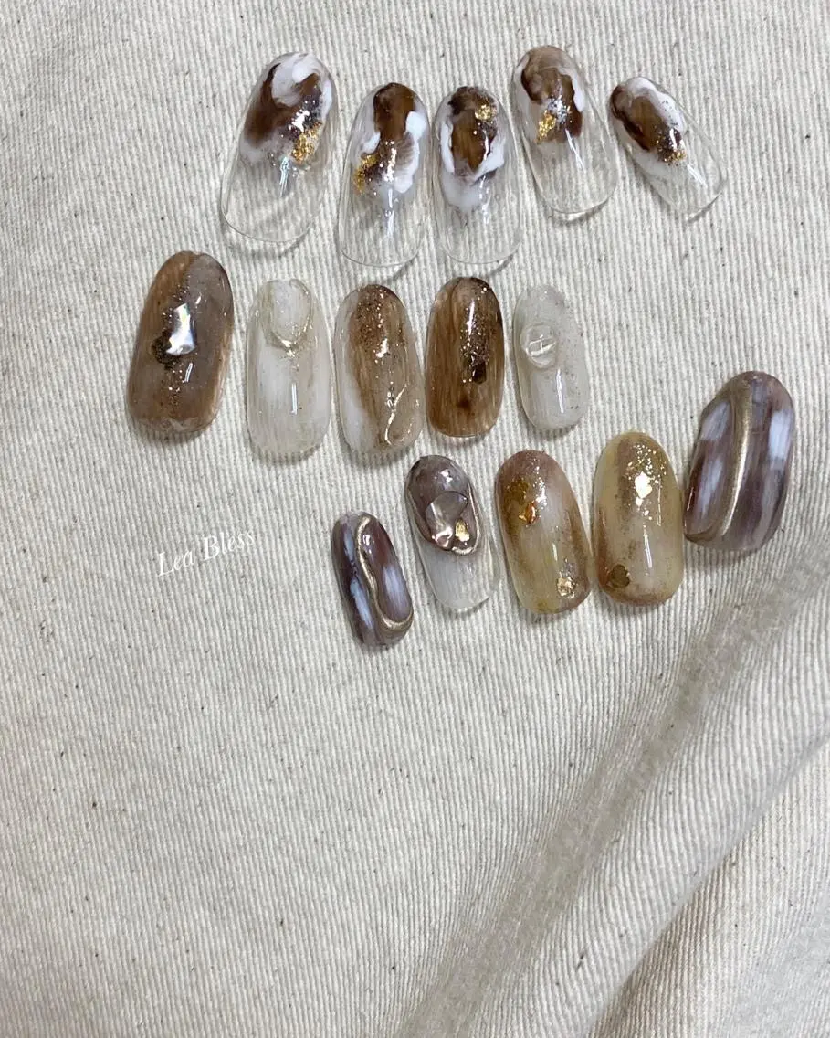 ネイル ハンドネイル Lea Bless 河原町のネイルデザイン