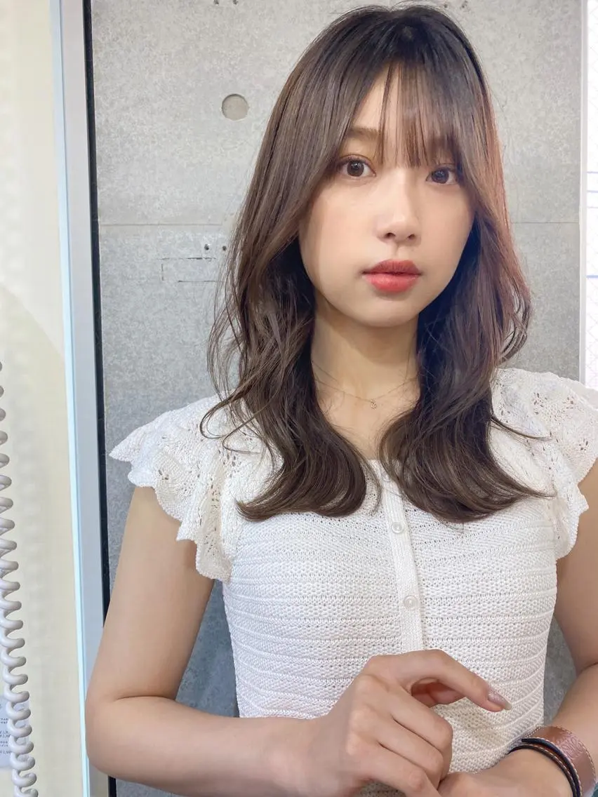 ロング カラー くびれヘア レイヤーカット 似合わせレイヤー 🇰🇷荒木洋文のヘアスタイル