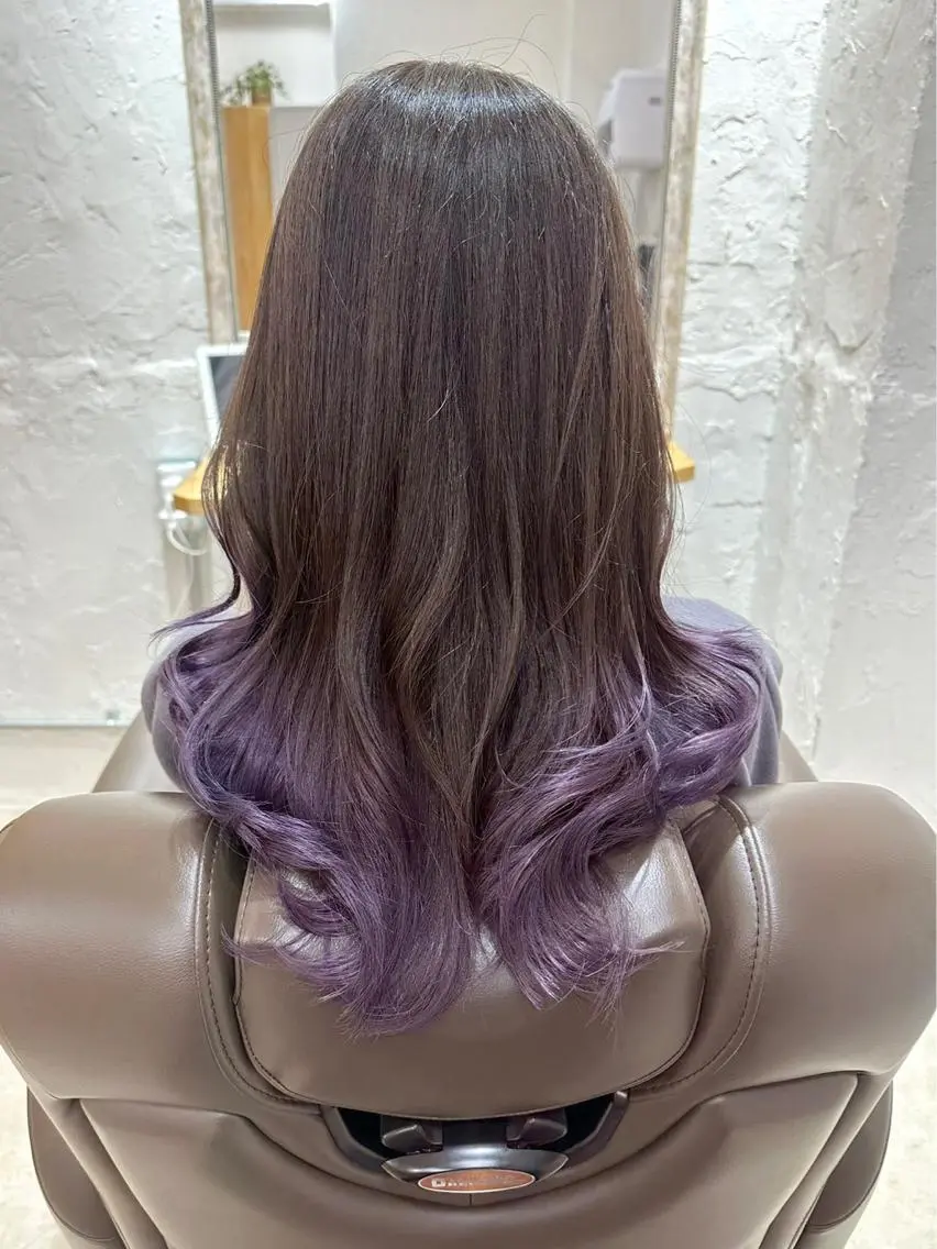 ロング カラー 小原 慧美のヘアスタイル