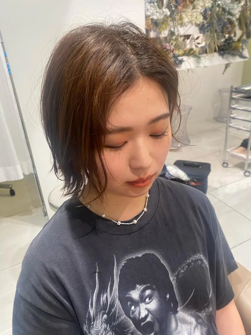 ショート オーガニックカラー/ 表参道/ルカのヘアスタイル