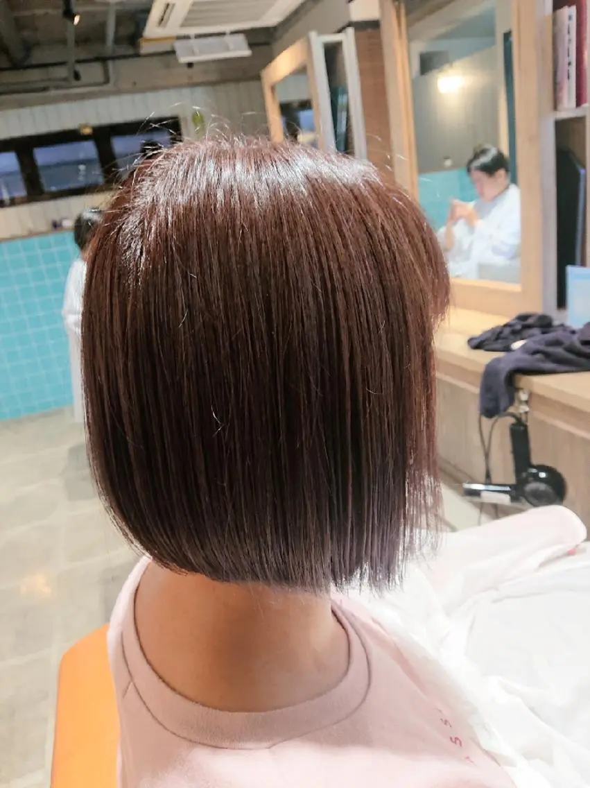 カラー ミディアム アッシュ ラベンダーカラー ラベンダーアッシュ alushe 岡 陽子のヘアスタイル