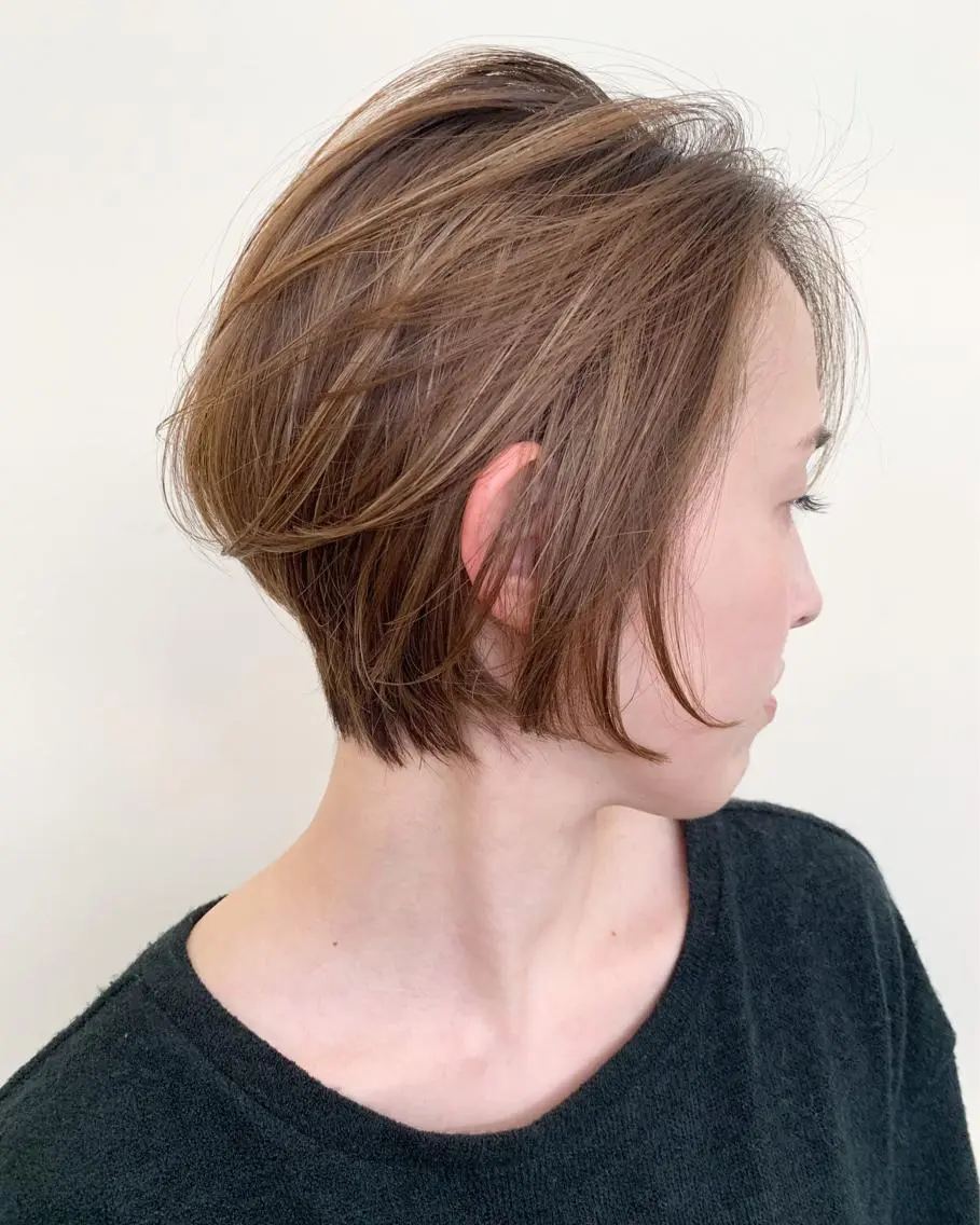 ショート カラー ショートボブ ボブ ショートヘア 髪質改善サロン ARCHE野瀬冬馬のヘアスタイル