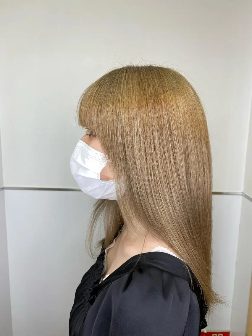 ロング カラー カット ヘアカラー Aujuaソムリエ ❤️‍🔥今吉 晃太のヘアスタイル