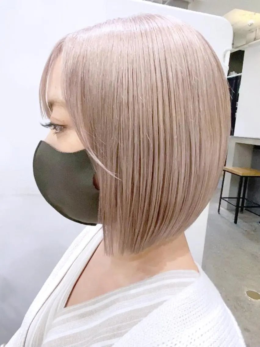 ミディアム ボブ ITbyALBUM 浦和店のヘアスタイル