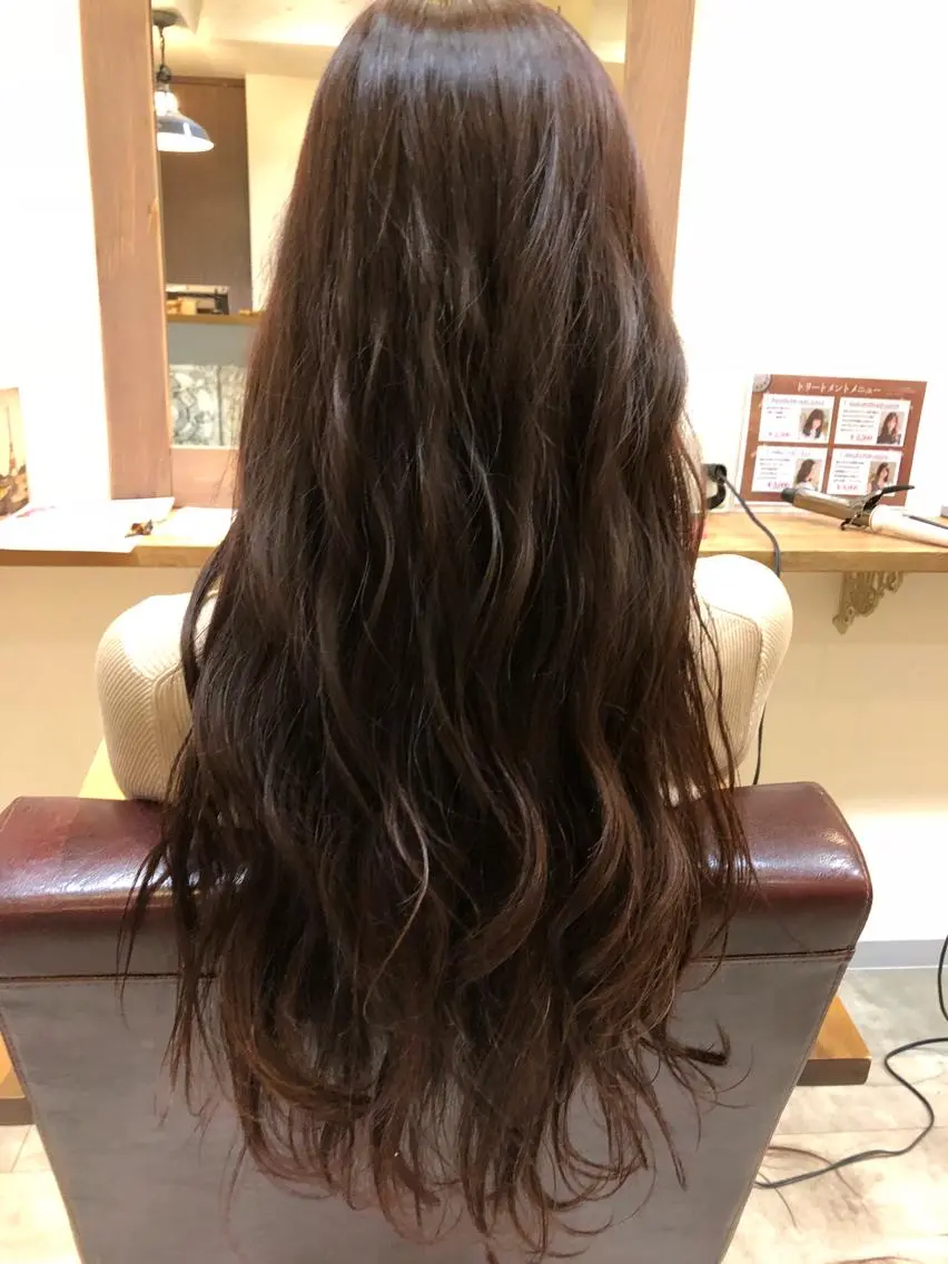 ロング カラー ベージュカラー ブラウンカラー Topstylist HARUのヘアスタイル