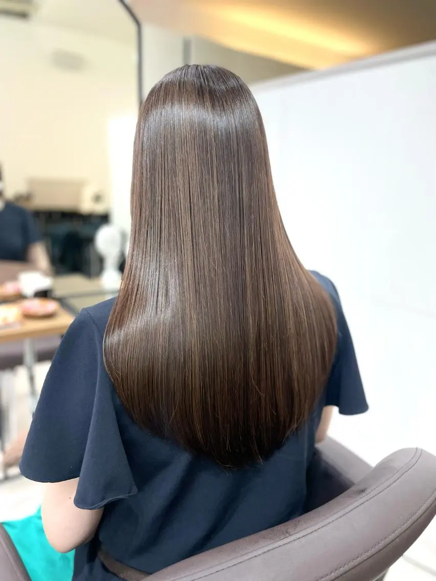 ロング カラー カット ヘアカラー トリートメント 村山 茉衣のヘアスタイル
