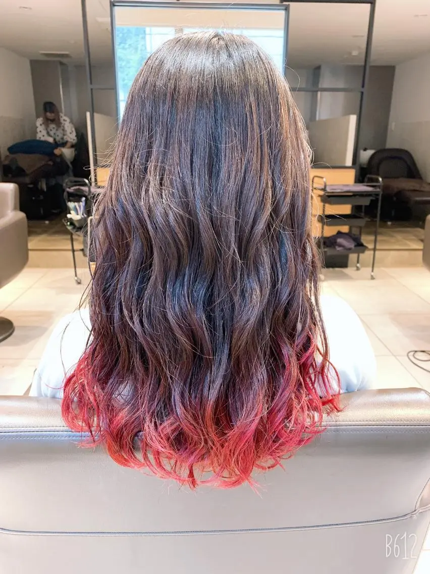 ロング カラー カット ヘアカラー トリートメント 🌿earth亀有店 【短髪のノブ】🌿のヘアスタイル