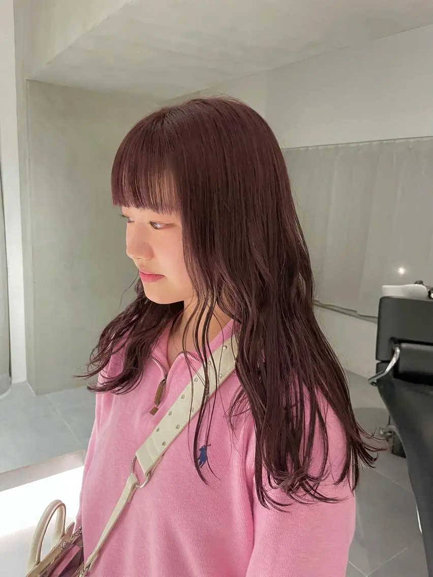 ロング カラー 🪞透け感&韓国ヘア 🪞honokaのヘアスタイル