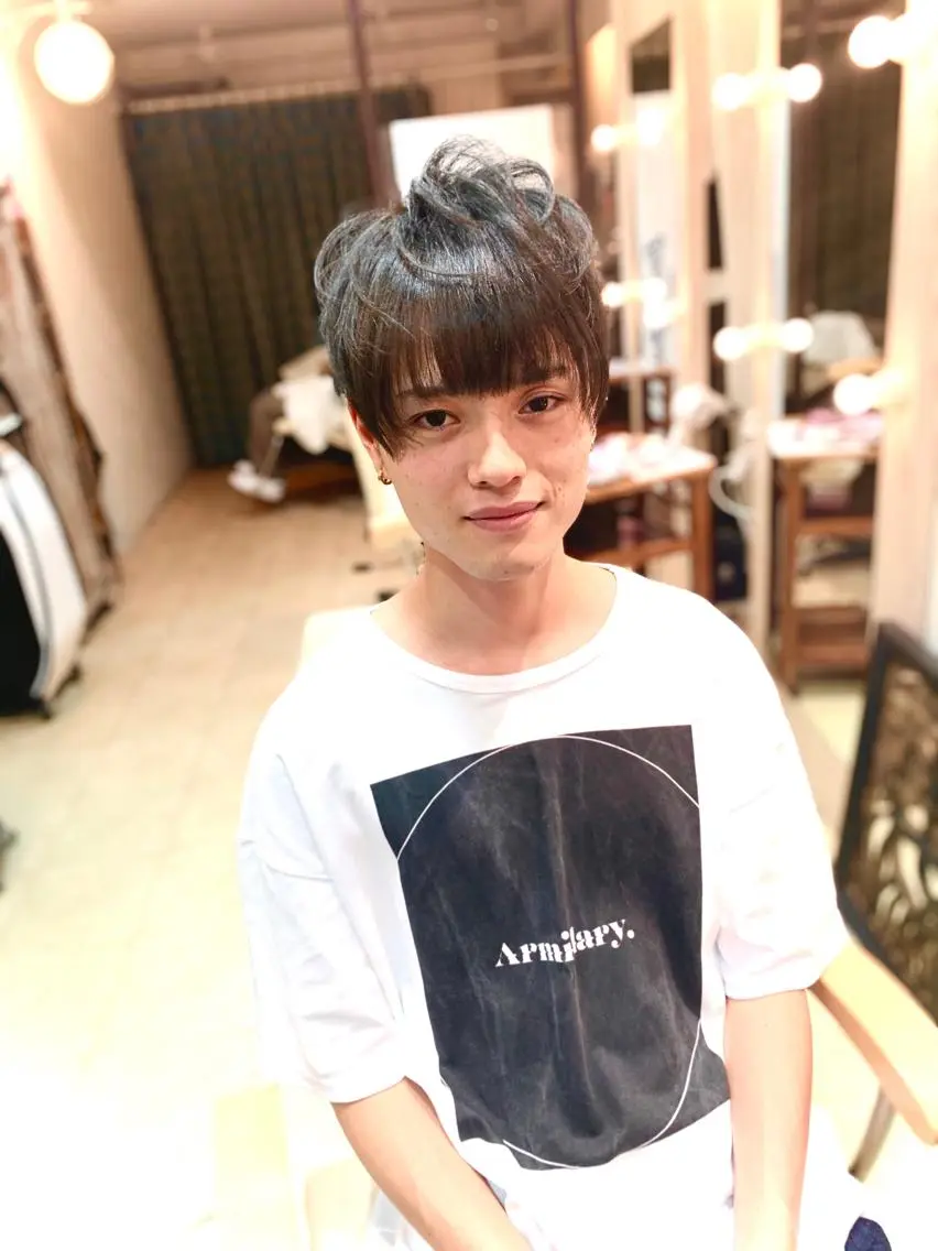 ショート メンズ トリートメント nishimura makotoのヘアスタイル