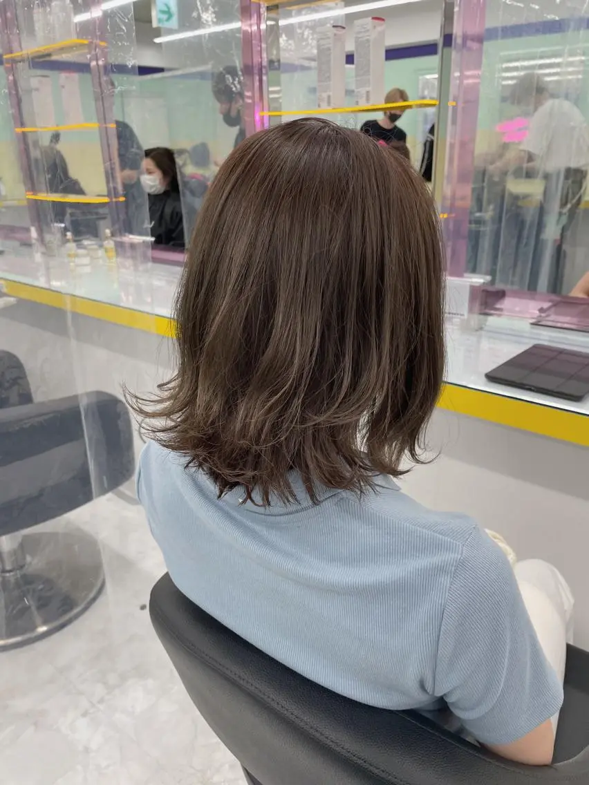 ミディアム カラー カット パーマ 横浜メンズパーマ🔥 大野賢人のヘアスタイル