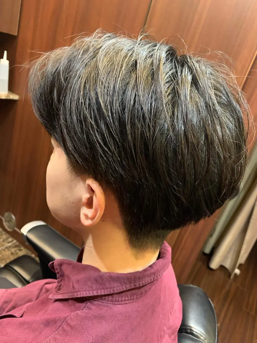 ショート メンズ 羽木 隆徒のヘアスタイル