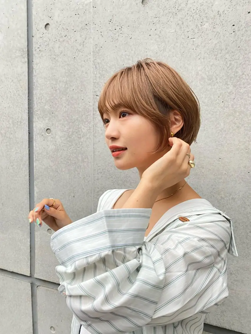 ショート ショートボブ ボブ ショートヘア ショート/レイヤー カット/服部タカノリのヘアスタイル