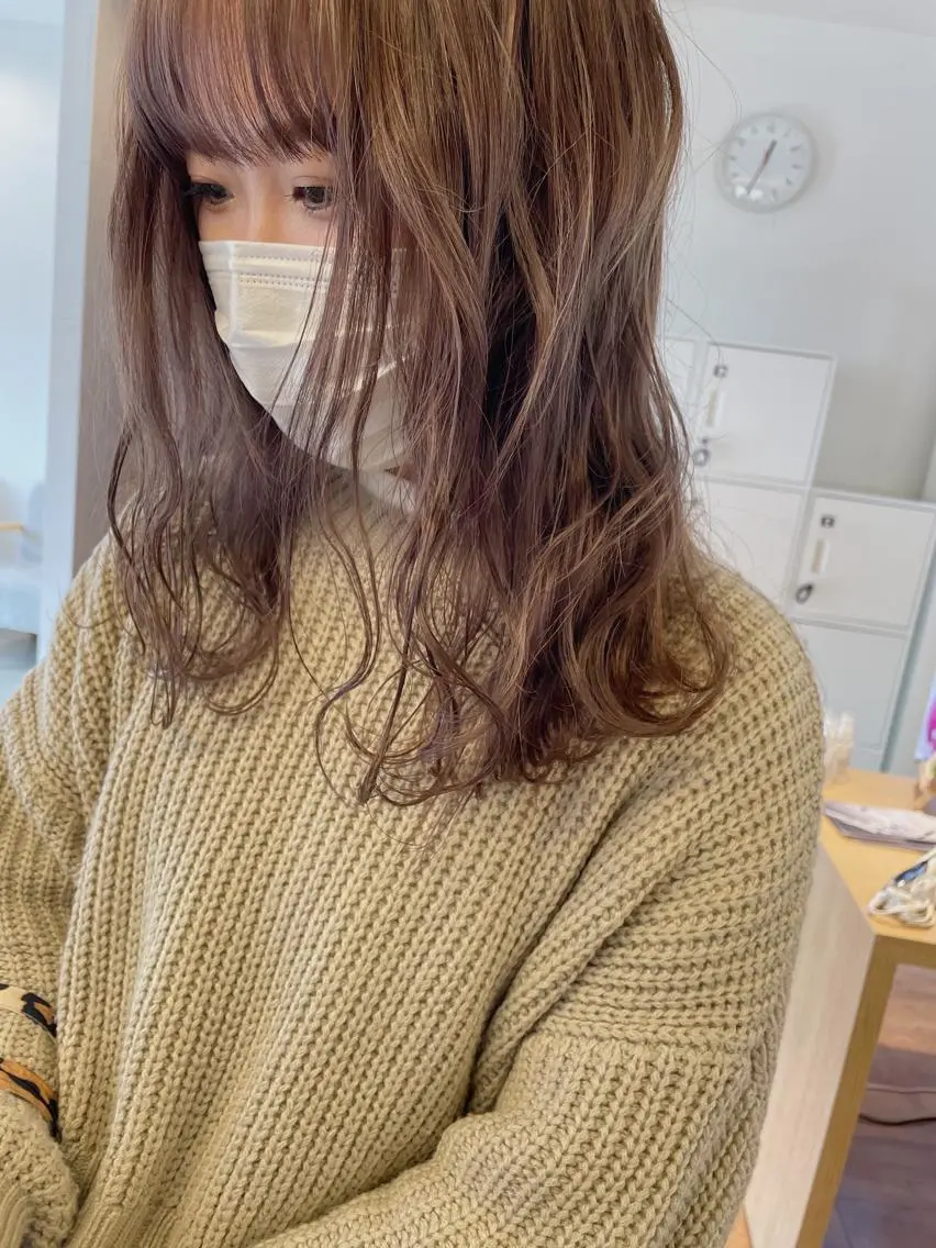 カラー ベージュカラー ブリーチ ミルクティーベージュ 堀田 将輝のヘアスタイル