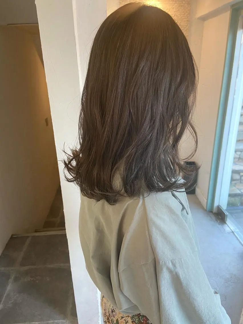 ミディアム カラー ヘアアレンジ 眠れるヘッドスパ✨ chacoのヘアスタイル