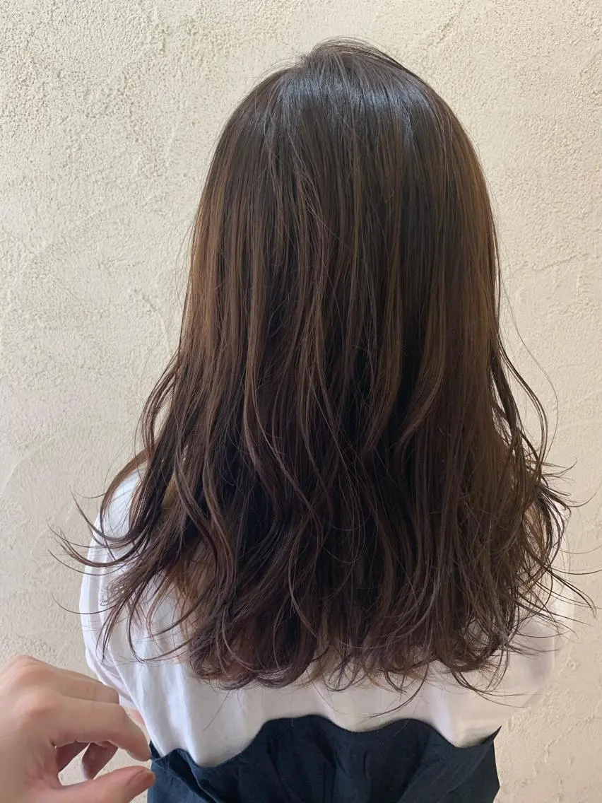 ミディアム カラー ヘアカラー トリートメント ヘアセット 髪質改善色素改善特化 keiのヘアスタイル