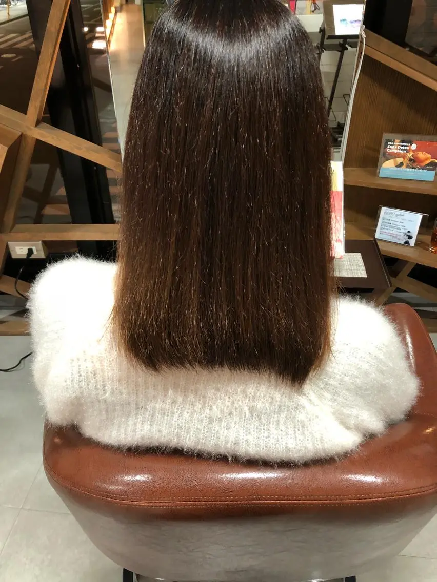 ミディアム パーマ 吉田 茉生のヘアスタイル