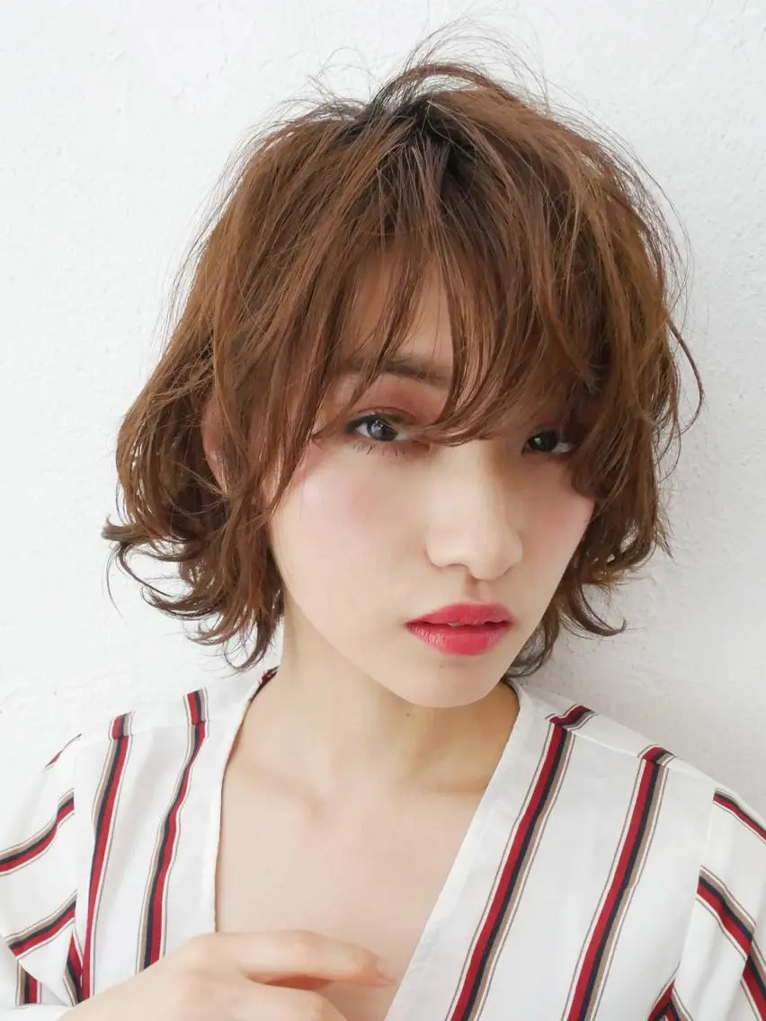 ショート パーマ 美髪矯正🪞髪質改善 KURIHARAのヘアスタイル