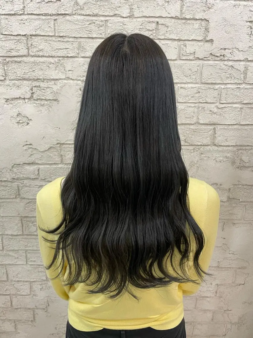 ロング カット ヘアカラー トリートメント ブリーチカラーボブ sayo🧸🤎のヘアスタイル
