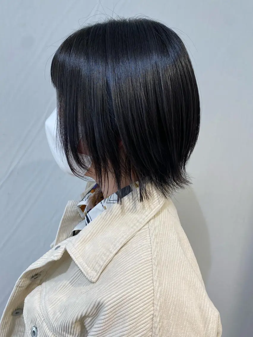 ショート カット 縮毛矯正 🩵波巻き/ツイスパ HARU💎のヘアスタイル