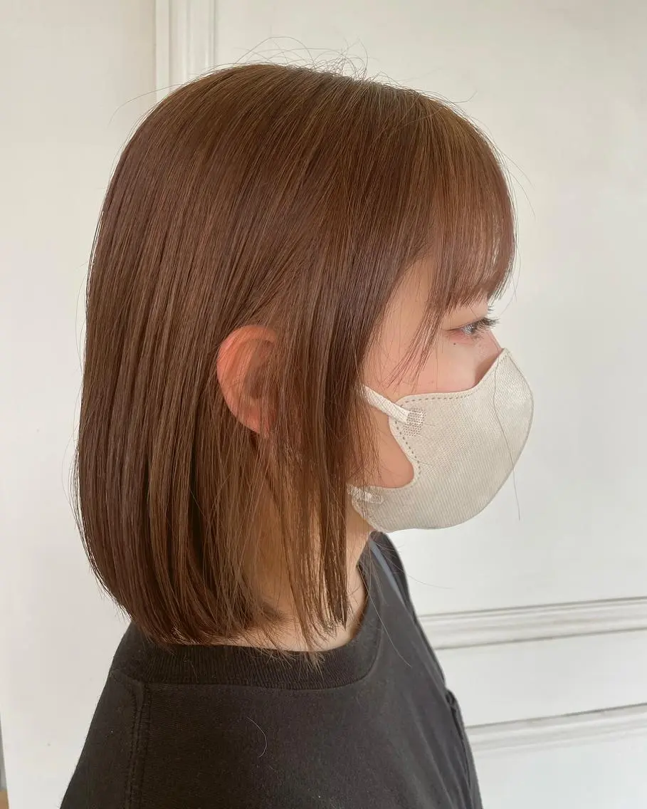 ショート カラー ヘアカラー SARA古賀店 かすみ🐬🩵のヘアスタイル