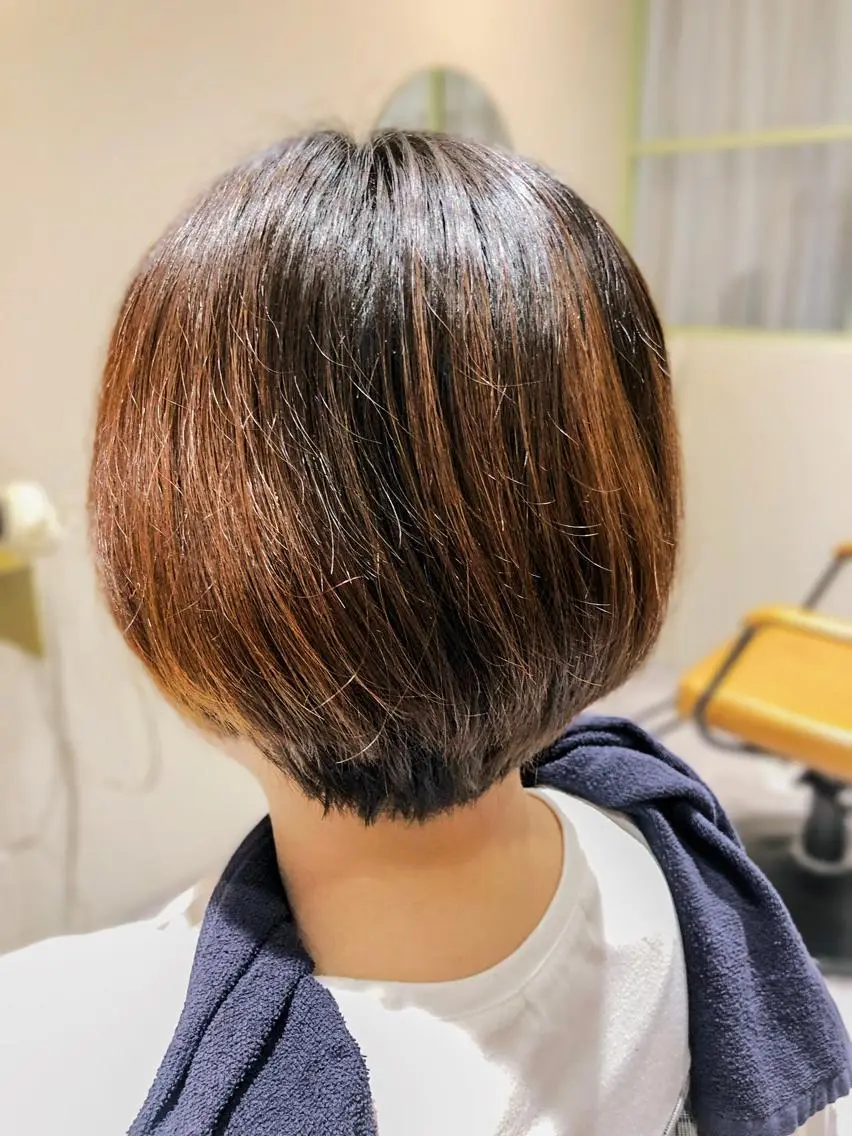 ショート ショートボブ ボブ ショートヘア カット ヘアカラー CAFNE ✂︎のヘアスタイル