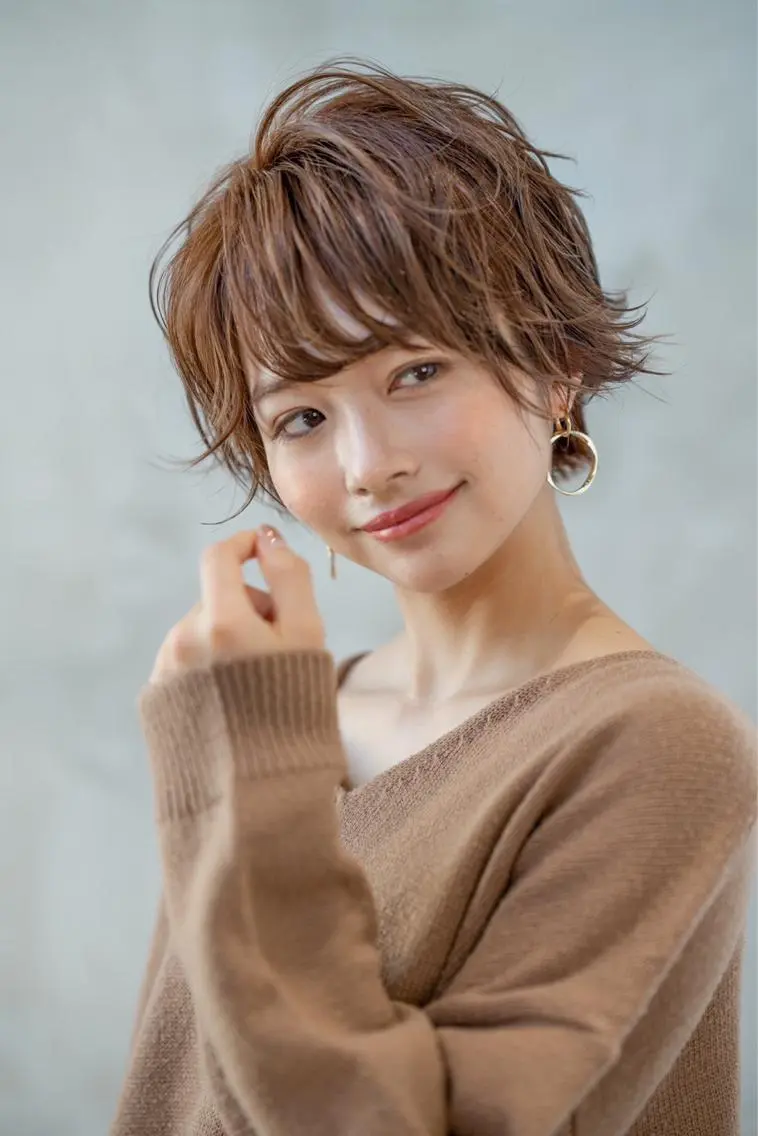 ショート カラー ヘアカラー トリートメント 🉐レイヤー/塩見 弘樹🉐渋谷のヘアスタイル