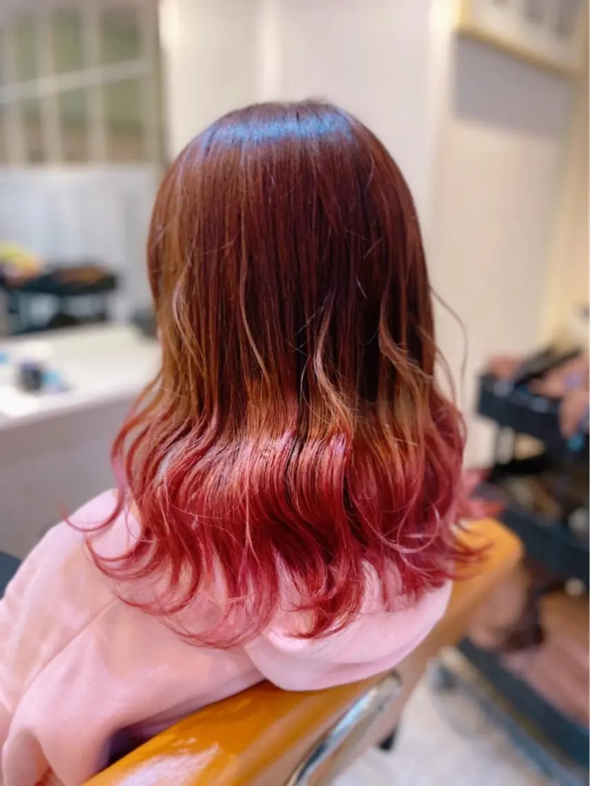 ミディアム カラー 🌈艶髪人気№１🌈 newi池袋店⭐江口のヘアスタイル