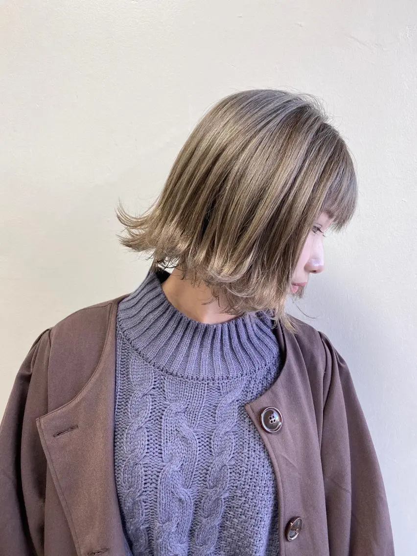 ショート カラー hair &eye LAWE.店長のヘアスタイル