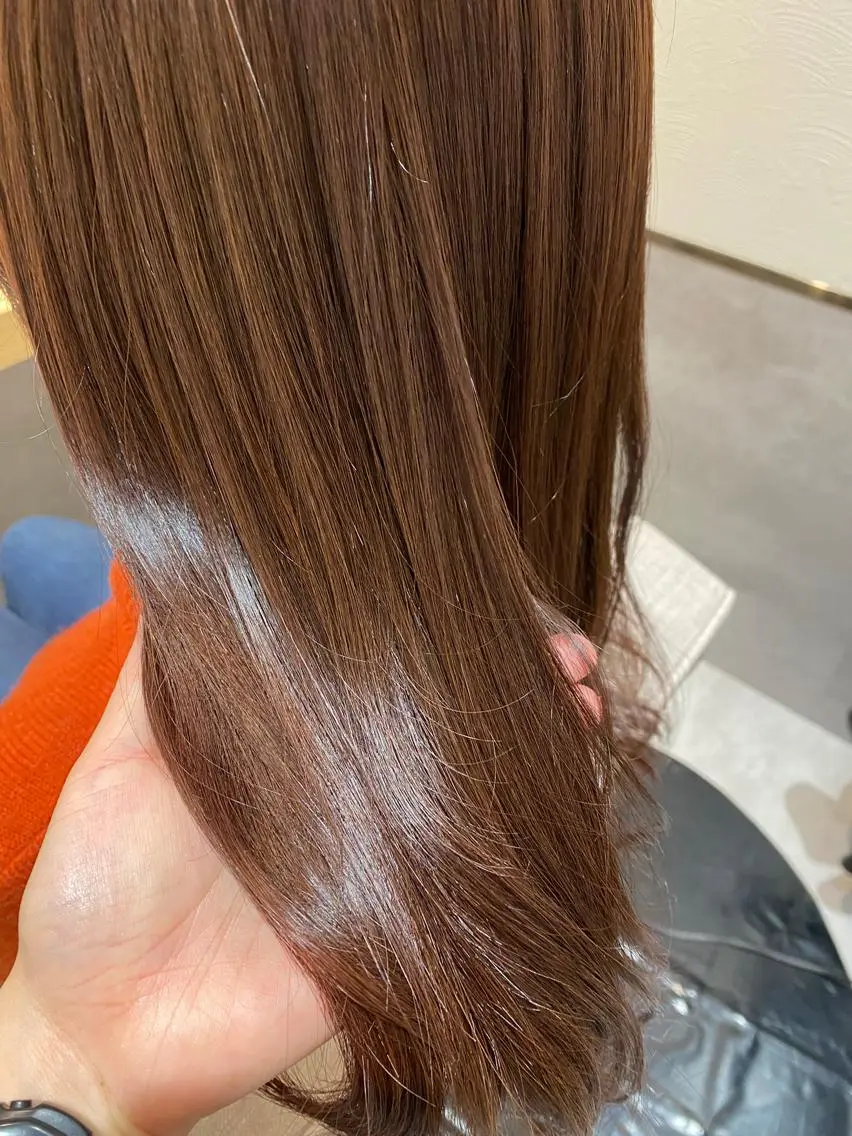 カラー やまぐち あやみのヘアスタイル