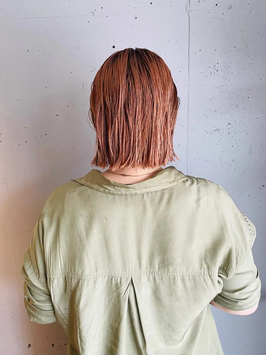 ミディアム カラー 東 みのりのヘアスタイル