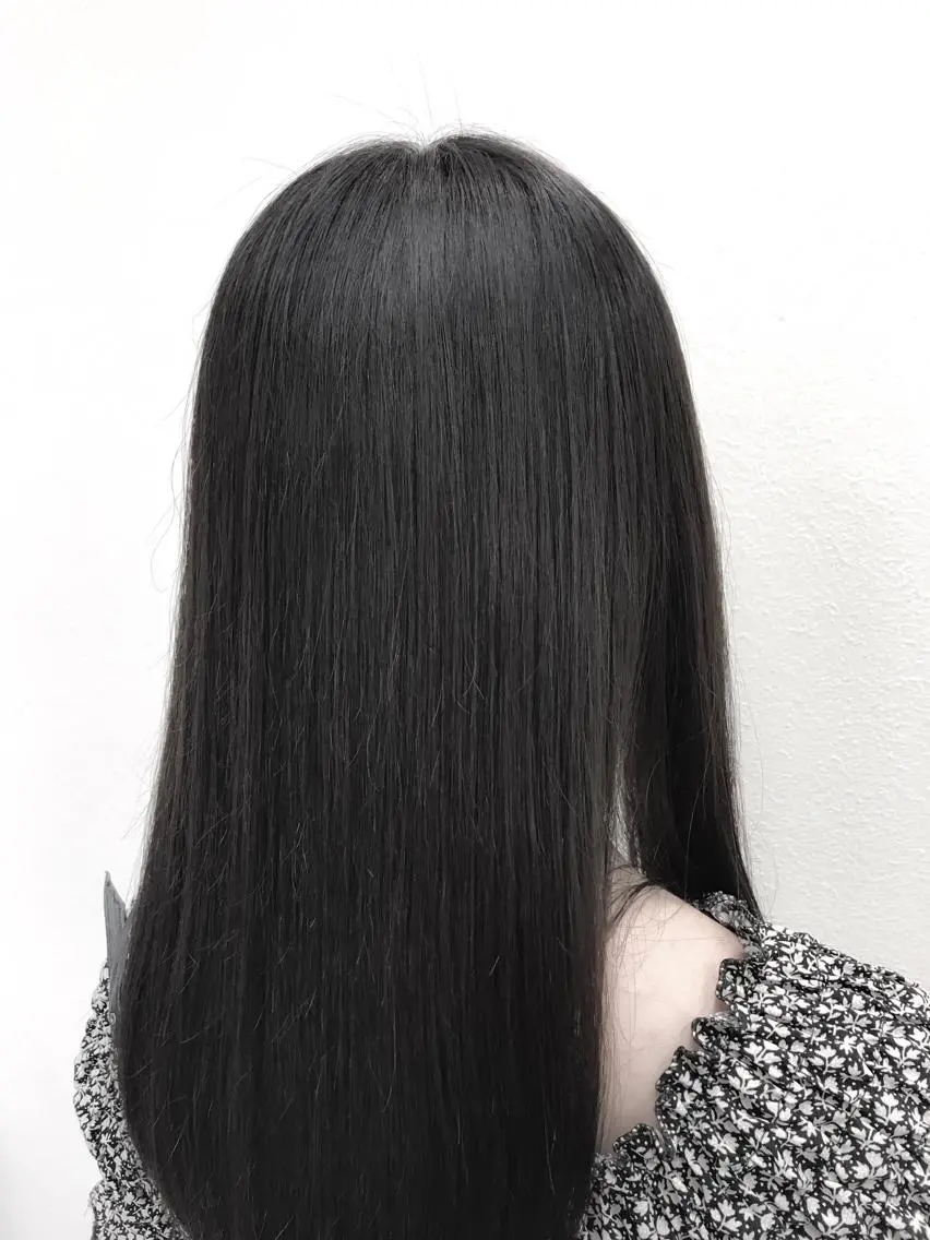 ロング パーマ カット 縮毛矯正 トリートメント ブリーチでもできる 縮毛矯正相原慎🌈のヘアスタイル