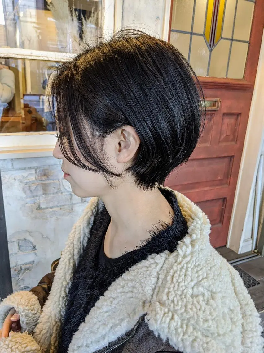 ショート カラー ハンサムショート ショートヘア hair salon Zöld.のヘアスタイル