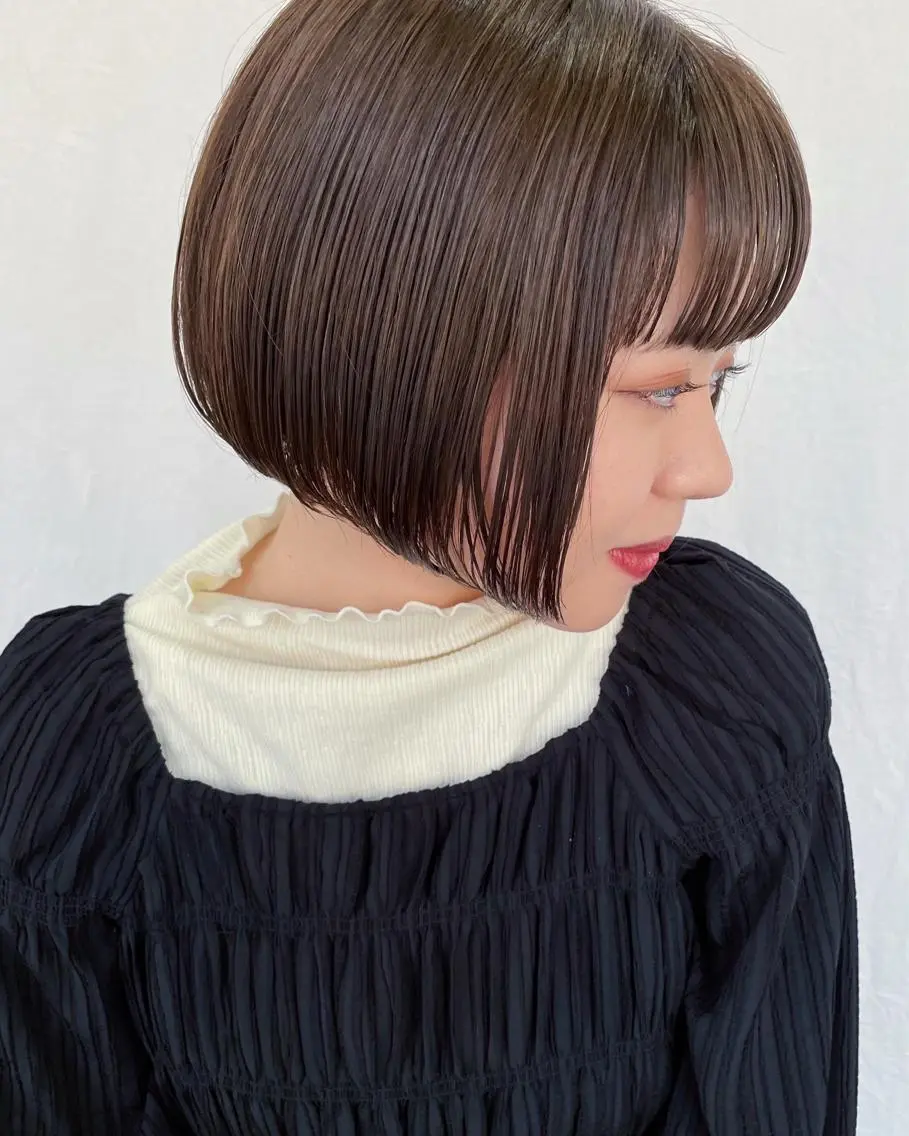 ショート カラー ショートボブ ボブ ショートヘア パーマ/パーマ落とし 【Kouta】のヘアスタイル