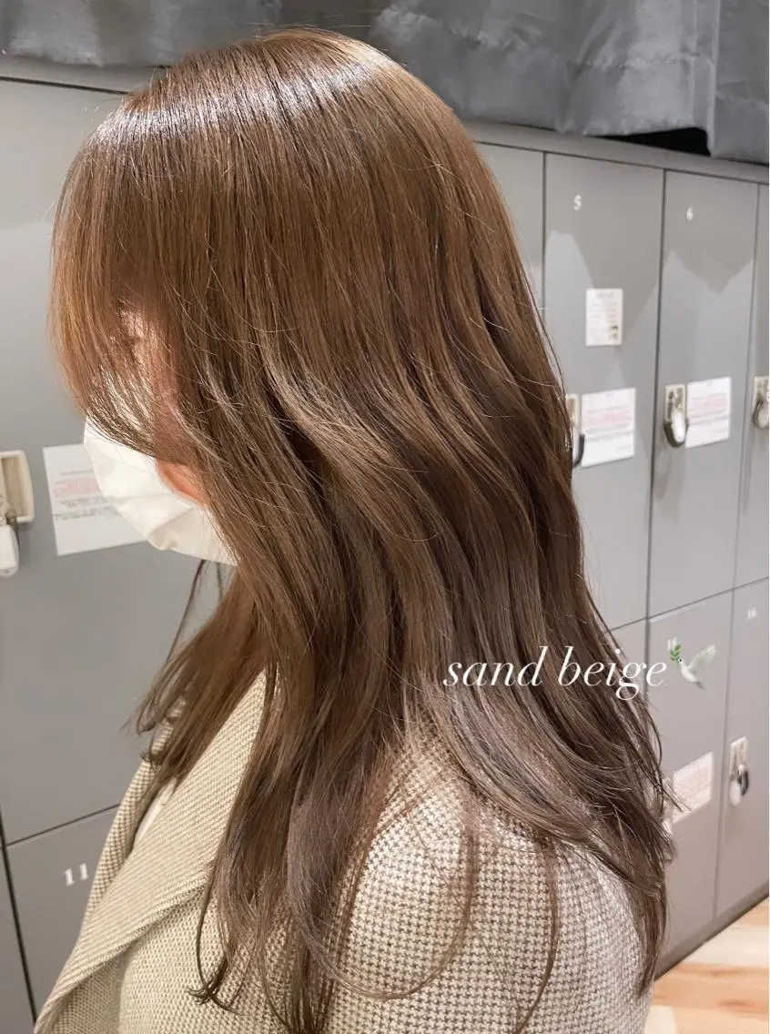 カラー ベージュカラー K-two谷町❄️ hinaのヘアスタイル